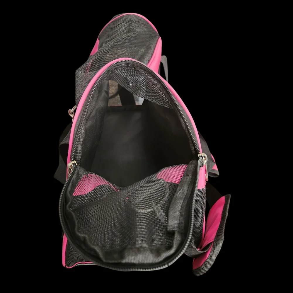 Pink and Black Pet Carrier